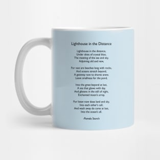 Lighthouse in the Distance Poem Mug